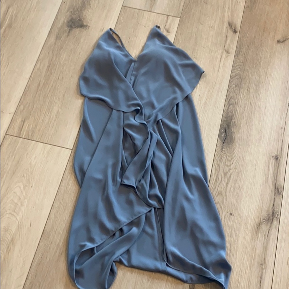 Blue cocktail dress